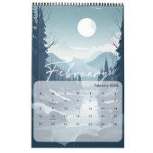 Ruhige Szenen 2025 Kalender (Feb 2026)