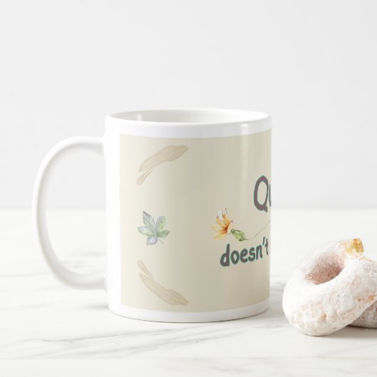 Ruhige Tasse der klassischen Keramik Gemein nicht (Mit Donut)