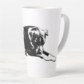 Ruhige Tasse des Hundes (Rechte Ecke)