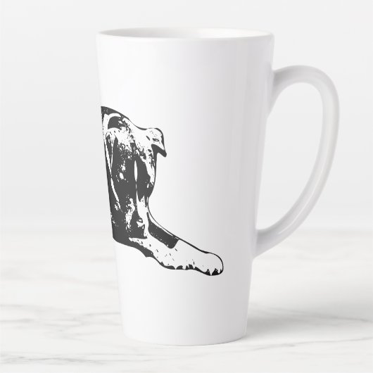 Ruhige Tasse des Hundes (Rechts)