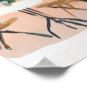 Ruhige Terrasse in Rom Poster (Ecke)