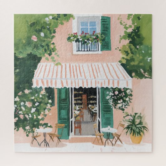 Ruhige Terrasse in Rom Puzzle (Vertikal)