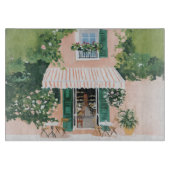 Ruhige Terrasse in Rom Schneidebrett (Vorderseite)