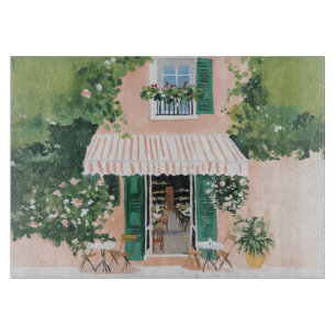 Ruhige Terrasse in Rom Schneidebrett