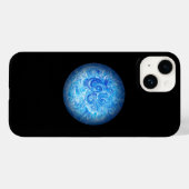 Ruhige Tide Fluid Art Phone Case iPhone14 (Rückseite (Horizontal))