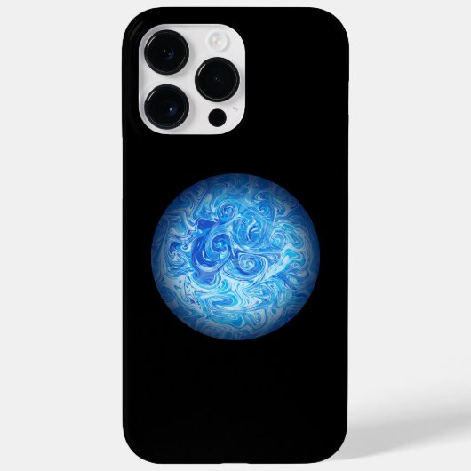 Ruhige Tide Fluid Art Phone Case iPhone 14 Pro Max (Rückseite)