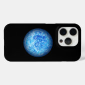 Ruhige Tide Fluid Art Phone Case iPhone 15 Pro (Rückseite (Horizontal))