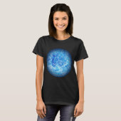 Ruhige Tide Fluid Art T-Shirt (Vorne ganz)