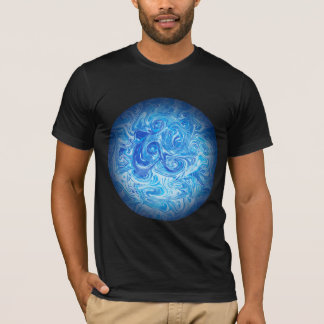 Ruhige Tide Fluid Art T-Shirt
