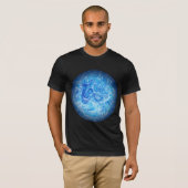 Ruhige Tide Fluid Art T-Shirt (Vorne ganz)