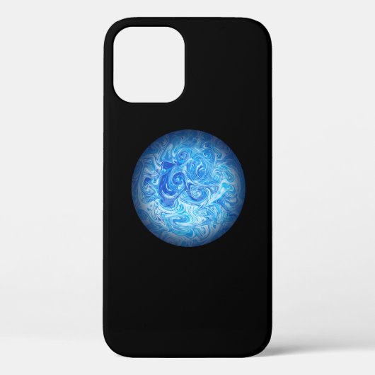 Ruhige Tide Fluid Art Telefonhülle iPhone 12 Case-Mate iPhone Hülle (Rückseite)
