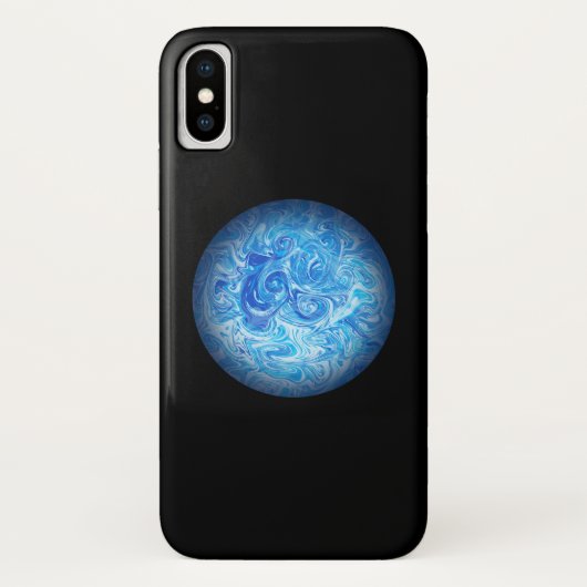 Ruhige Tide Fluid Art Telefonhülle iPhone X Case-Mate iPhone Hülle (Rückseite)