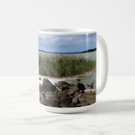 Ruhige Ufer des Lake Bolac Kaffeetasse