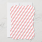 Ruhige und dusche behalt der Braut rosa Text lusti Einladung (Rückseite)