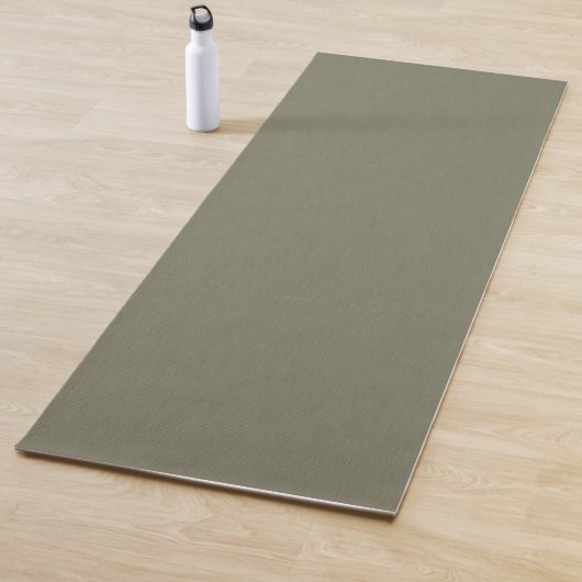 Ruhige und einfache olivgrüne texturierte Hintergr Yogamatte (Beispiel)