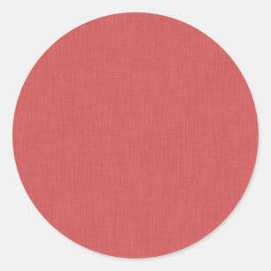 Ruhige und einfache visuelle rote texturierte Hint Runder Aufkleber