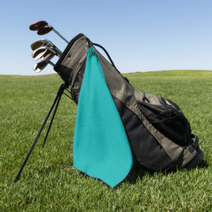 Ruhige und einfache visuelle türkisfarbene texturi golfhandtuch