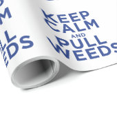 Ruhige und langsame Unkräuter behalten Geschenkpapier (Rolleneckpunkt)