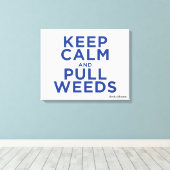 Ruhige und langsame Unkräuter behalten Leinwanddruck (Insitu (Holzboden))