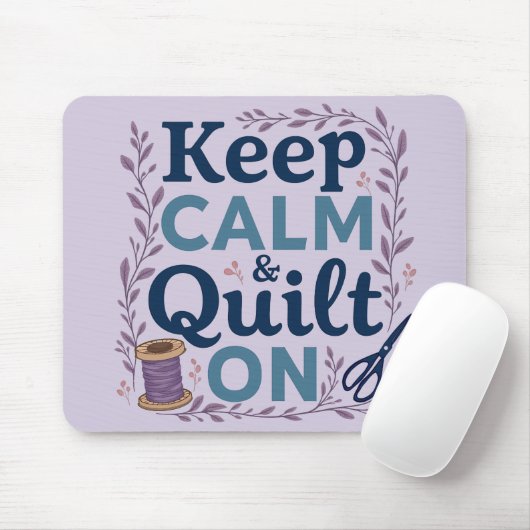 Ruhige und ruhige Lage bei Vintager Überlaufkonstr Mousepad (Mit Mouse)