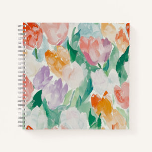 Ruhige und sanfte Tulips Notizblock