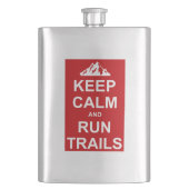 Ruhige und ultra laufende Trails behalten Flachmann (Vorderseite)