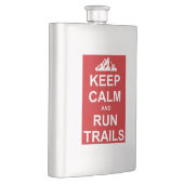 Ruhige und ultra laufende Trails behalten Flachmann (Rechts)