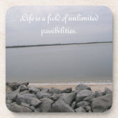 Ruhige Untersetzer am Strand (Vorderseite)