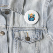 Ruhige Unterwasser-Schildkröte Kopie Button (Beispiel)