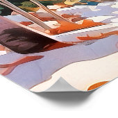 Ruhige Waldlandschaftskunst Poster (Ecke)