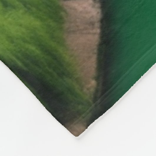 Ruhige Wanderwege - smaragdgrüne Gewässer & Berge Fleecedecke (Ecke)