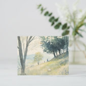 ruhige Weide Postkarte (Stehend Vorderseite)