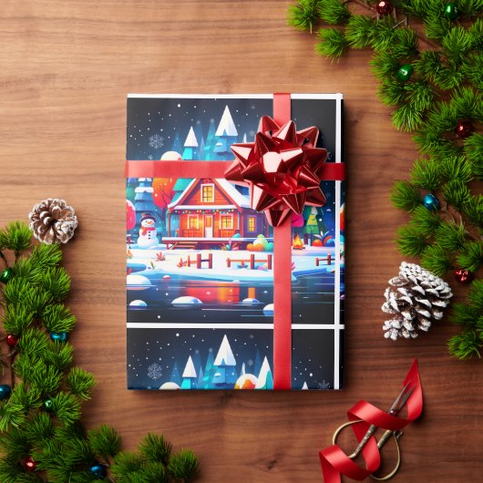 Ruhige Weihnachten Geschenkpapier (Feiertagsgeschenk)