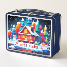 Ruhige Weihnachten Metall Brotdose