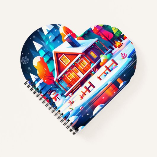 Ruhige Weihnachten Notizblock (Vorderseite)