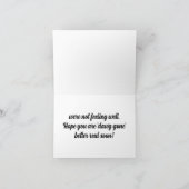 Ruhige Welpe bekommen gute Karte (Innenseite)