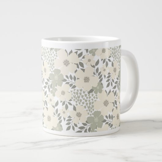 Ruhige Wiese Jumbo-Tasse (Vorderseite Rechts)