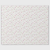 Ruhige Wildblumen Geschenkpapier (Flach)