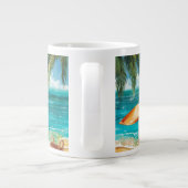 Ruhige Windsurf-Szene Jumbo-Tasse (Rückseite)