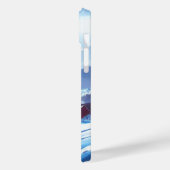 Ruhige Winternacht in einem schneebedeckten Dorf Case-Mate iPhone Hülle (Rückseite / Links)