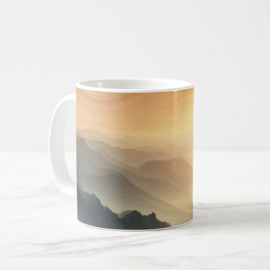 ruhige Wüste Kaffeetasse (Vorderseite Links)