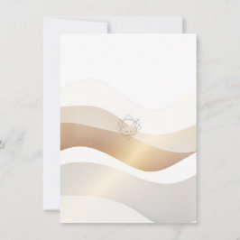 Ruhige Wüstenwellen mit Fennec Essence | Minimal S Dankeskarte