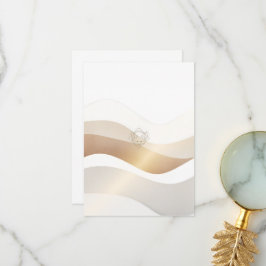 Ruhige Wüstenwellen mit Fennec Essence | Minimal S Dankeskarte