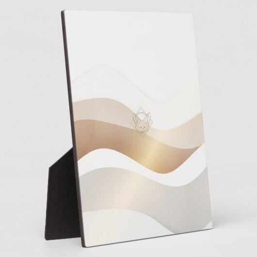 Ruhige Wüstenwellen mit Fennec Essence | Minimal S Fotoplatte (Seite)