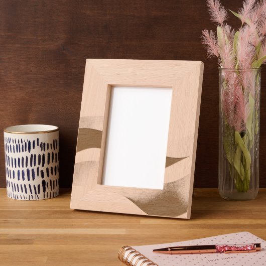 Ruhige Wüstenwellen mit Fennec Essence | Minimal S Geätzte Rahmen (Links)