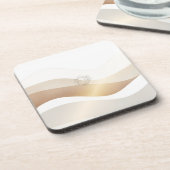 Ruhige Wüstenwellen mit Fennec Essence | Minimal S Getränkeuntersetzer (Linke Seite)