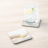 Ruhige Wüstenwellen mit Fennec Essence | Minimal S Getränkeuntersetzer (Rechte Seite)