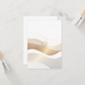 Ruhige Wüstenwellen mit Fennec Essence | Minimal S Karte (Vorderseite/Rückseite Beispiel)