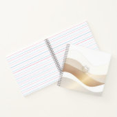 Ruhige Wüstenwellen mit Fennec Essence | Minimal S Notizblock (Innenseite)