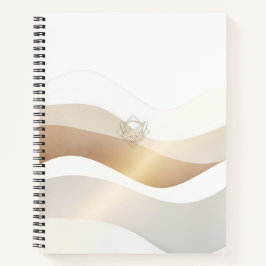 Ruhige Wüstenwellen mit Fennec Essence | Minimal S Notizblock